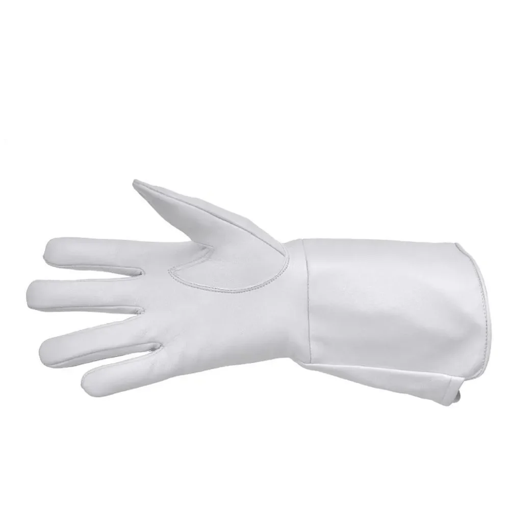 Leather Gloves Long Cuff Medieval Perfect Fit Premium Quality Soft Leather NEW